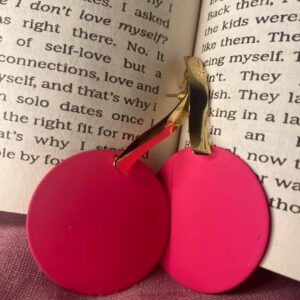Cherry Pink Earings